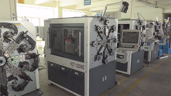 0.3-2.5mm Spring Making Machine, Computer Controlled, 12-axis, Without Cam, KCT-1220WZ