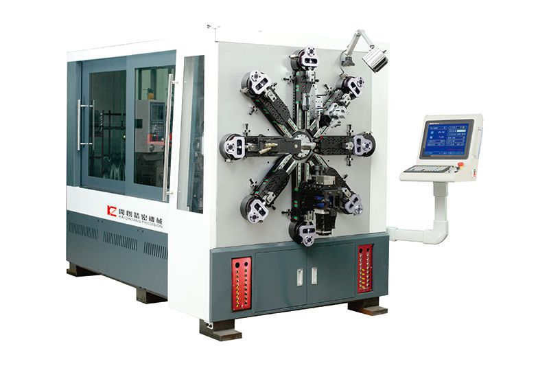 1.2-4.5mm Spring Forming Machine, CNC Control, 12-axis, Without Cam, KCT-1245WZ